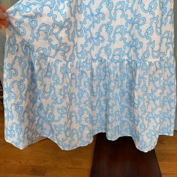 Lilly Pulitzer Amerie Embroidered Midi Dress Flamingle Sz XL - Picture 4 of 14